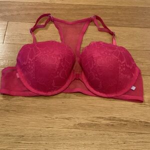 VS Elegant Lace Women's Bra - Red